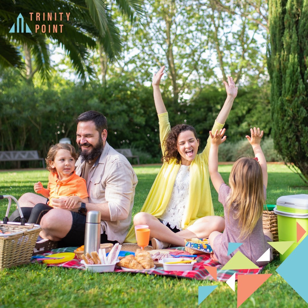 Soak up the sunshine and cherish quality moments with your family outdoors this season. 

Visit trinitypoint.com to discover how our communities are designed with you in mind!
.
.
.
#TrinityPoint #HomeBuilder #RealEstate #Community #Developer