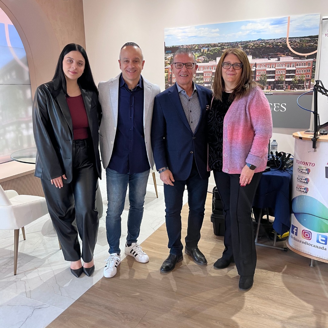 This past weekend, we had the pleasure of hosting @chinradiocanada for two live remotes at Noble Residences! 🎙️✨ It was an honour to work with such a fantastic team and share all the excitement about this exceptional community.

Noble Residences is now selling! Visit our presentation centre at 9929 Keele Street or contact us at nobleresidences@trinitypoint.com to purchase!

#NobleResidences #MapleRealEstate #BoutiqueCondos #NowSelling