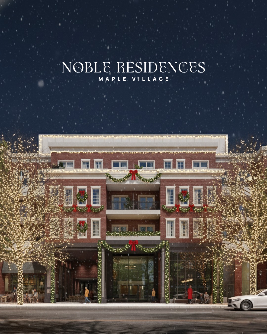 Let winter’s charm lead you home to Noble Residences ❄️ 

Phase 2 is now selling — suites starting from the low $500’s.

Contact nobleresidences@trinitypoint.com to learn more about The Noble Advantage. 

#MapleLiving #NobleResidences #Condominiums