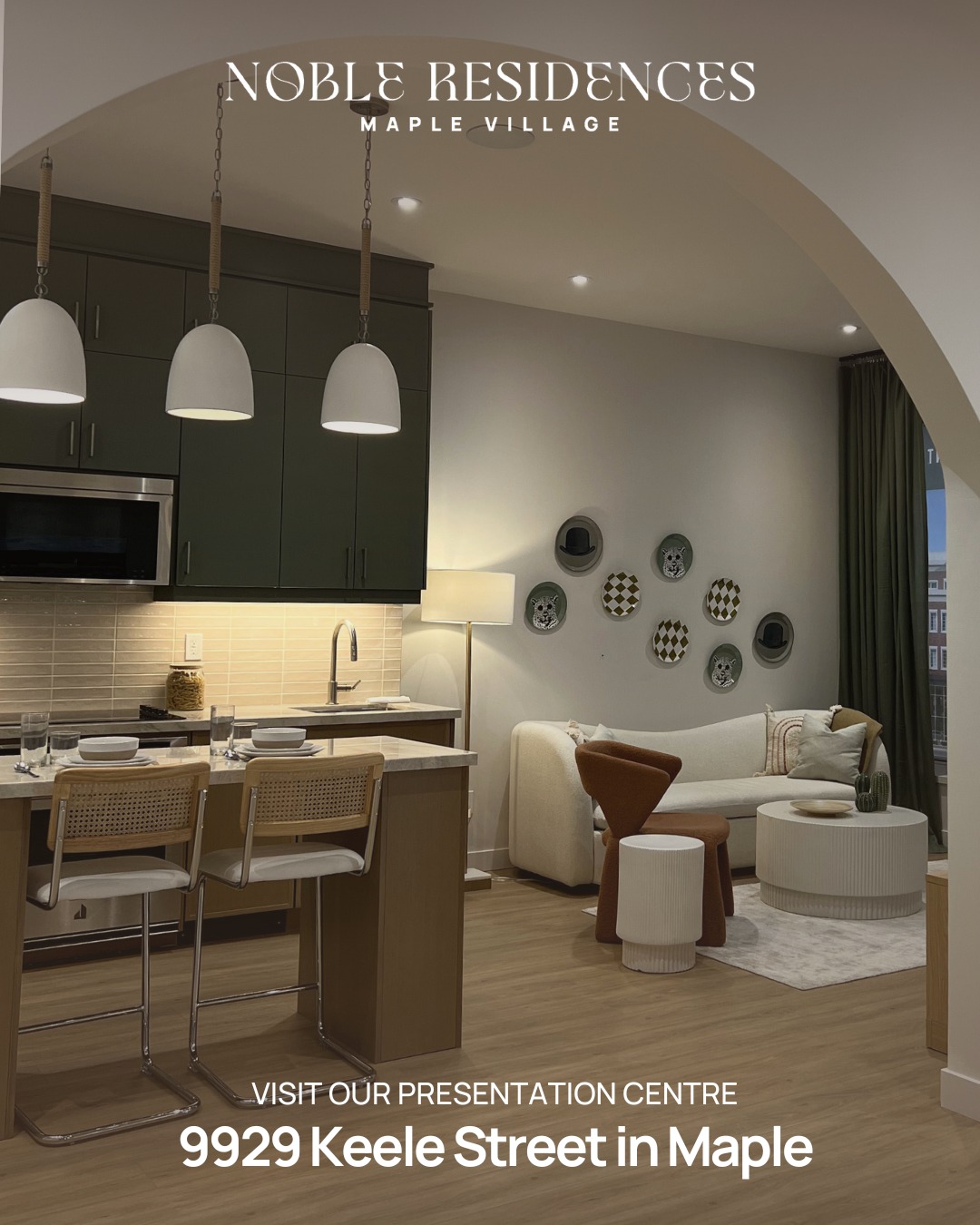 Our Noble Residence Presentation Centre is open after the holidays.

Phase 2 is now selling — suites starting from the low $500’s.

Contact nobleresidences@trinitypoint.com to learn more about The Noble Advantage. 

Hours:
Monday, Thursday, & Friday: 12pm - 7pm
Tuesday & Wednesday: Closed
Saturday & Sunday: 12pm - 5pm

#MapleLiving #NobleResidences #Condominiums