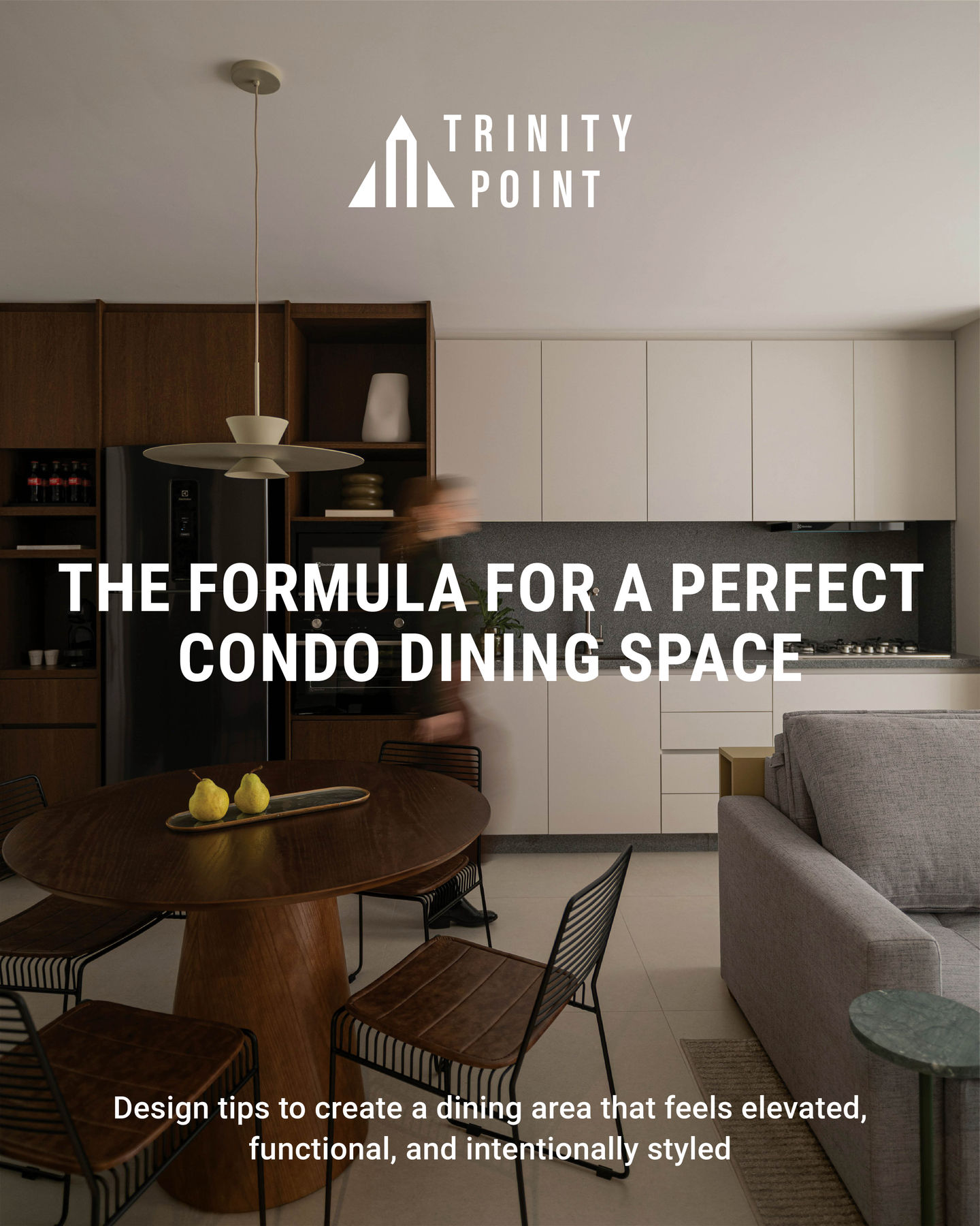 Your formula for the perfect condo dining space ✨

A dining area can be both beautiful and functional — it’s all in the details.

Swipe through for simple design tips to create a dining space that feels elevated, intentional, and effortlessly styled.

Small space, big impact. Save this for your next condo refresh 🤍

Follow us for more tips!
trinitypoint.com
