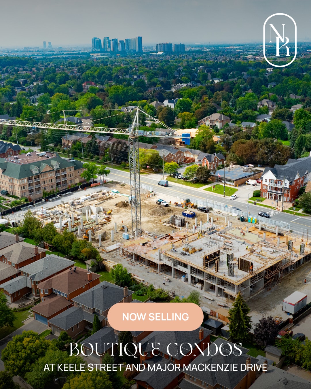 Building something special in Maple!

Construction continues at Noble Residences, bringing this thoughtfully designed boutique condominium community to life.

Now selling thoughtfully designed 1 and 2-bedroom suites in one of Maple’s most desirable locations.

📍 Keele Street & Major Mackenzie Drive

Take advantage of savings of up to 13% with the HST Rebate Program*

Contact nobleresidences@trinitypoint.com for more information.

*Terms and conditions apply. See sales representative for full details.